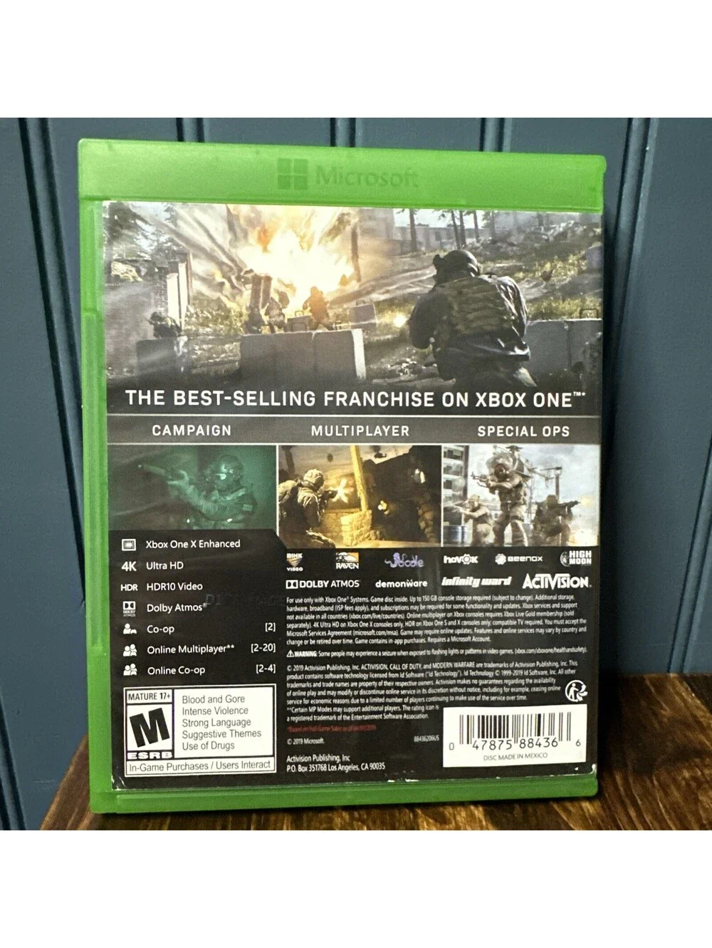 Call of Duty: Modern Warfare Microsoft Xbox One CIB